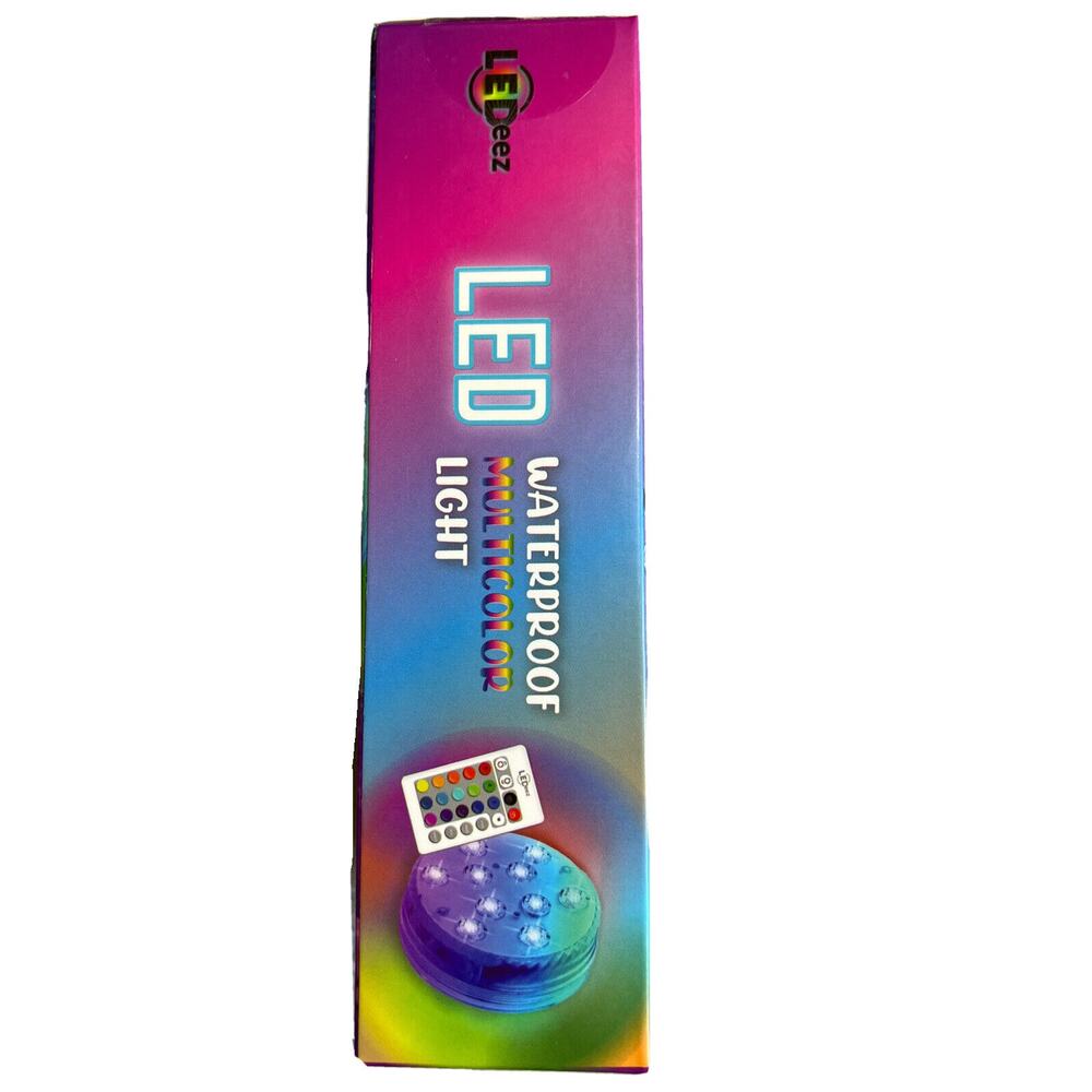 LEDeez Wireless Submersible Waterproof Multicolor LED Light Remote Control NEW - Picture 5 of 6